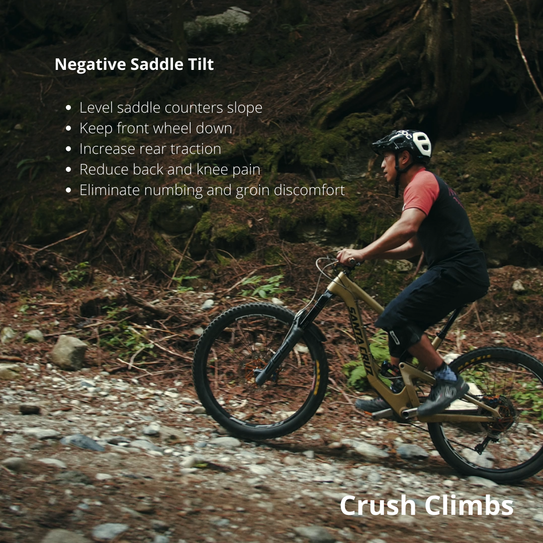 Why Climbing Can Lead to Groin Discomfort — And How Proper Saddle Tilt Can Help